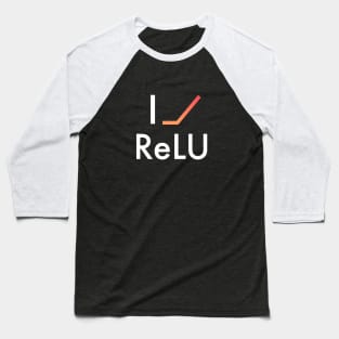 I Heart ReLU - Dark Baseball T-Shirt